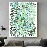 Paint by Numbers Mint Colored Sloth